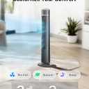 PELONIS 40-inch Bladeless Tower Fan for Bedroom, Standing Fan with Remote Control, 26ft/s, 90 Oscillation, 3 Speed Settings, 27 dB, 3 Modes, 15-Hour Timer, LED Display, Fan that Blows Cold Air, Black