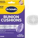 Dr. Scholl's BUNION CUSHION with Hydrogel Technology, 5ct // Cushioning Protection against Shoe Pressure and Friction that Fits Easily In Any Shoe for Immediate and All-Day Pain Relief