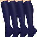 Sooverki Compression Socks for Women and Men Circulation (3/4 Pairs) is Best Support for Running Athletic Cycling Hiking (S)