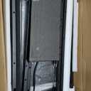 L Shaped Gaming Desk 40 Inch - Computer Corner Desk with Power Outlets, Reversible Shelves & Storage Bag for Home Office, PC Gaming Table, Black Carbon