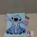 Jay Franco Disney Lilo and Stitch 3D Snuggle Pillow - Super Soft Blue Plush Pillow - Measures 15 Inches