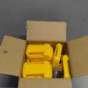 20pas Tool Holders and Battery Holder for Dewalt 20v Wall Mount Hanger Battery Drill Tool Storage Shelf for Milwaukee M18(Yellow)