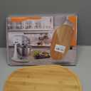 GuanQiao Food-Grade Bamboo Mixer Slider: For KitchenAid 5-8 Qt Bowl Lift Stand Mixer. Appliance Sliding Mat For Artisan, Kitchen Countertop Storage Accessories (Moving Tray)