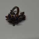 Napkin Rings Set of 12 for Dining Table Decoration Parties Everyday Metal Napkin Holder Leaf Wine (Pack of 12)