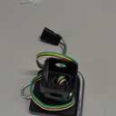 Nilight LED Brake Light Trailer Hitch Cover Square Red Lens Vehicle Tow Hitch Driving Brake Lamp 12 LEDs Brake Tail Lights with 2" Receiver for Towing Truck RV and SUV