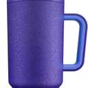 Meoky 40oz Tumbler with Handle, Leak-proof Lid and Straw, Insulated Coffee Mug Stainless Steel Travel Mug, Keeps Cold for 34 Hours or Hot for 10 Hours (Offshore)