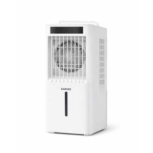 White Portable Air Conditioner Fan, Evaporative Air Cooler with Remote Control, 3 Fan Speeds, 1600ml Water Tank, 2/4/8 Hour Timer, Adjustable Airflow, for Bedroom Office Desk