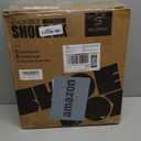 SEE SPRING 12 Pack Shoe Storage Box, Clear Plastic Stackable Shoe Organizer for Closet, Space Saving Foldable Shoe Rack Sneaker Container Bin Holder (Large Fit Size 9)