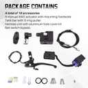 Manual 4wd Actuator Kit Compatible with Kawasaki Brute Force KVF650 750 Prairie KVF 360 4x4 Actuator 400 650 700 Suzuki Twin Peaks LTV700F Replace 1038-1035-2001 16172-0039