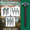 Effective Solar Deer Repellent Outdoor - Deer Deterrent Devices for Your Yard, Keep Deer Away Using High-Tech Deer Repeller, Pet Safe (4)