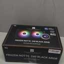 Thermalright Frozen Notte 240 Black ARGB V2 Water Cooling CPU Cooler,240Black CPU Cooler Specifications, Double PWM Fans, S-FDB Bearings, Suitable for AMD/AM4 AM5,Intel LGA 1700/1150/1151/1200/2011