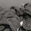 Heated Throw Blanket, Electric Blanket Throw with 5 Heating Levels & 4 Hours Auto Off, Double Sided Super Soft Sherpa Fast Heating Blanket with ETL Certified for Bedding, 50"x60", Dark Gray