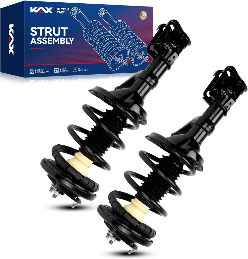 KAX Front Struts Complete Assembly For Element 2003 2004 2005 2006, Element Front Struts Quick Suspension Shocks with Coil Spring Assemblies, 172136L 172135R Full set of 2 SAA127