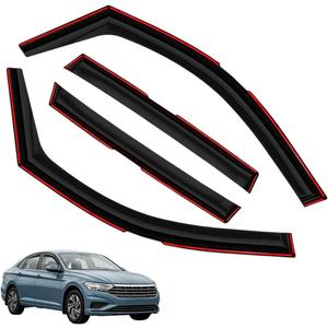Window Visors Rain Guards FIT 20192025 Volkswagen Jetta  in-Channel Vent Deflectors 4PC Set All-Weather