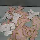 Morcheiong 52Pcs 3.14 Inch Large Chenille Letter Patches A-Z Self Adhesive, Chenille Letters for Clothing, Letters Patches for Fabric (Light Pink)
