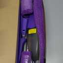 HOMTOYOU Spray Mops for Floor Cleaning: Wet Mop for Hardwood Tile Wood Laminate Vinyl - 3 Washable Microfiber Pads for Swiffer Powermop - Absorbs Pet Hair Dust (Purple)