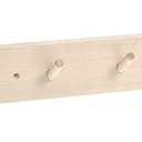 Iris Hantverk Birch Wood Wall Rack with 4 Hooks