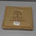 5x7 Picture Frame with Real Glass, 4 set Ornate Vintage Picture Frames for Wall or Tabletop Display, Gold 5 x 7 Frame for Wall home best gift