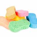 2 x 5 PCS Car Wash Sponges, Extra Thick Foam Kit Lint Free & Swirl-Free,Scratch-Free Bone Shape Chenille Washing Sponge & Lint Free for Dishes, Tile, Bike, Boat, Easy Grip for Kitchen, Bathroom