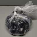 19PCS Shatterproof Black Christmas Tree Ball Ornaments for Holiday Decor