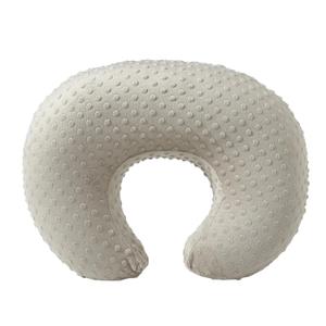 ESEN Nursing Pillow and Body Positioner for Breast Feeding and Bottle Feeding, Ultra Soft Baby Breastfeeding Pillows with Removable Nursing Pillow Cover for More Support for Mom and Baby (Brown)