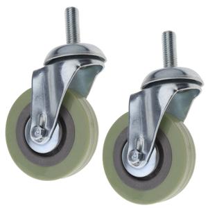 Micro Traders 3 Inch 75Mm Swivel Bolt Hole Castor Wheels Trolley Furniture Caster X 2