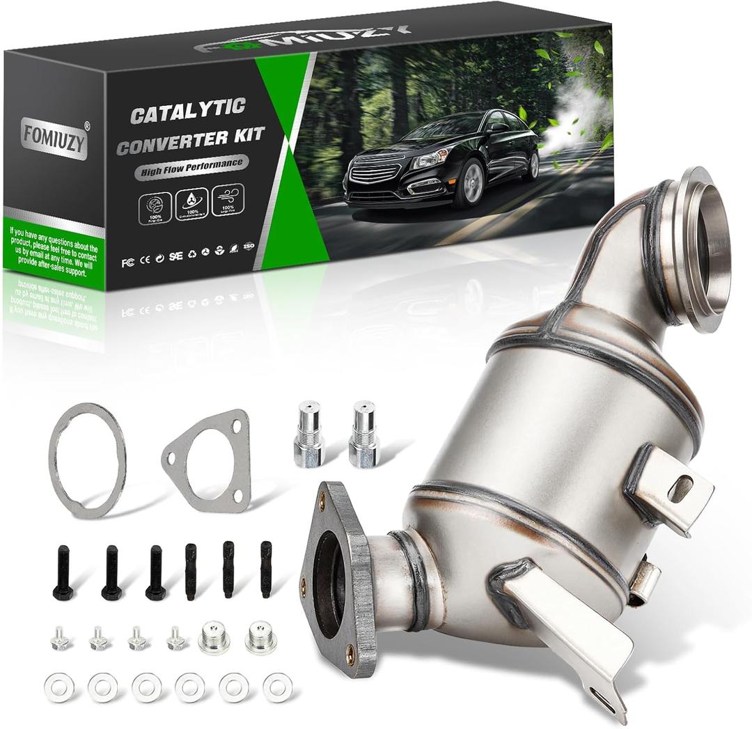Catalytic Converter Kit Fit Chevy Cruze 2011 2012 2013 2014 2015 2016 Sonic 2012-2017 2018 2019 2020 Trax 2015-2021 Buick Encore 2013-2021 1.4L Replaces 674-854 16659