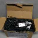 Joomer Christmas Net Lights - 2PACK 12FT x 5FT 360 LED Plug-in Mesh Lights, Waterproof with 8 Modes, Timer, Connectable for Bushes, Trees, Garden, Outdoor Christmas Decor (Green Wire, Warm White)