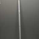 Ceiling Curtain Track, Curtain Track with Roller Hooks, 9ft - 12ft Ceiling Mounted Rail Set for Room Divider, White