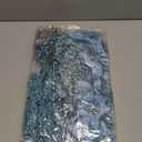 22 Pcs Christmas Tree Decorations Set 8 Pcs Poinsettia Flowers Artificial with Clips 14 Pack Glitter Berries Stems Floral Picks Christmas Ornaments for Holiday Wreath Party Decor(Blue)