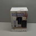 Coolfiqu 6L Humidifiers for Bedroom Large Room Home,Cool and Warm Humidifier for Baby and Plants Hot Mist Top Fill Desk Humidifier Oil Diffuser,Quiet,Auto Mode,360Nozzle-Midnight Black(2026 Upgraded)