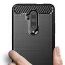 Sidande Case for OnePlus 7T Pro 5G Case, HD1925 Case, Ultra Slim Phone Cover with Shock-Absorption Carbon Fiber TPU Rubber Protective Cases for OnePlus 7T Pro Black