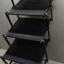 Downtown pet Supply - Foldable Dog Stairs for Car - Safe & Portable Pet Ramp for Large Dogs with Rubber Traction Mat & Rubber Feet - SUV, Truck, Van & Car Accessories - 20 to 30 in Adjustable Height
