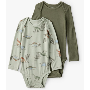 Carter's Baby Boys' Purelysoft 2-pack Long Sleeve Bodysuit.9M