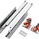 6 Pair of 22 Inch Undermount Soft Close Drawer Slides 100LB Load Capacity Full Extension Concealed Drawer Rails with 3D Locking Device