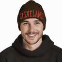 Winter Hat Cities Beanie for Men and Women Knit Cuffed Cap Perfect for Gifts (Black)