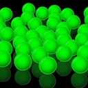 Leyndo Bulk Glow in The Dark Table Tennis Balls 40 mm Lighted Table Tennis Balls for Sports Neon Game Bouncy Decoration Arts Sports Activities Party