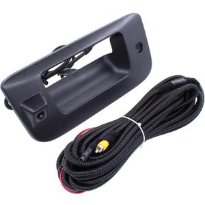 NewYall Tailgate Handle with Rear View Backup Park Assist Camera for Chevrolet Silverado 1500 2007-2013, Silverado 2500/3500 HD 2007-2014, GMC Sierra 1500 2007-2013, Sierra 2500/3500 HD 2007-2014