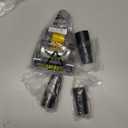 11/4'' Vacuum Turbo Brush Attachment for Pet Hair Removal – Fits Shop Vacs 1.25”(32mm) Hoses with Adapter– Air Driven Turbo Brush Compatible with Most Vacuum Cleaners Outer Diameter Hose 11/4