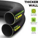 2 x 2 Pack 26x1.75/2.125 Bike Tire Tube, 26x1.75 26x1.95 26x2.10 26x2.125 with 48mm Schrader Valve, Butyl Bike Tube 26 x 1.95 with 2PCS Levers, for MTB and Cruisers, City Bikes, Road Bikes