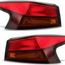 Tail Light Assembly w/Bulbs Left & Right Compatible with Altima 2019 2020 2021 2022 Rear Brake Lamp Taillight NI2804118 265556CA1A NI2805118 265506CA1A