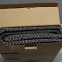 Cat Litter Mat, 24x18 Inches Large Double Layer Honeycomb Cat Litter Trapping Mat, Non Slip Waterproof Urine Proof Cat Litter Box Mat for Floor, Kitty Litter Rug, Cat Supplies, Black