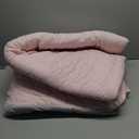 TINYHARBO Premium Foam Baby Play Mat 50" x 50" with Removable Cover, Extra Thick Padding Playpen Mat, Non-Slip Floor Mat, Stylish & Easy to Clean for Crawling Baby, Infants & Toddlers, Pink (Solid Color - Pink)