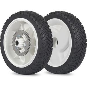 105-3036 105-3024 105-3025 Rear Drive Wheels, 8 Inch Wheels Fit for 20041 20066 20017 20068 20073 Recycler Self-Propelled Push Mower, Pack of 2
