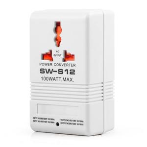 Voltage Converter 110V to 220V Step-Up & Down Power Two-Way Conversion Voltage Converter Transformer for Travel, RV, Camping (White)