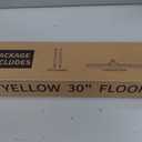 Floor Squeegee for Concrete, 30'' Large Rubber Broom for Tile, 59'' Long Handle Heavy Duty Water Wiper for Garage, Deck