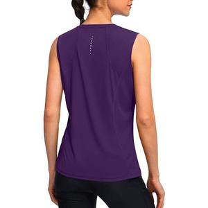 Womens Workout Tank Tops Lightweight Sleeveless Shirts for Women Loose Fit Tops for Athletic Running Tennis Yoga M
