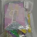 4th Pastel Birthday Party Decorations for Girls Number 4 Balloon Happy Birthday Banner Butterfly Stickers Star Heart Foil Balloons for 4 Year Old Easter Party Decor