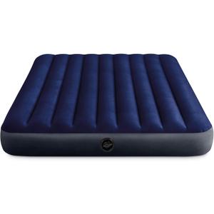 Intex Classic Downy Airbed Set with 2 Pillows and Double Quick Hand Pump, Queen