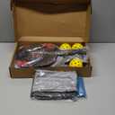 Pickleball Set with 4 Premium Wood Paddles, Cushion Comfort Grip, 4 Cooling Towels, 4 Pickleball Balls & Carry Bag, Pickle Ball Paddle for Men Women